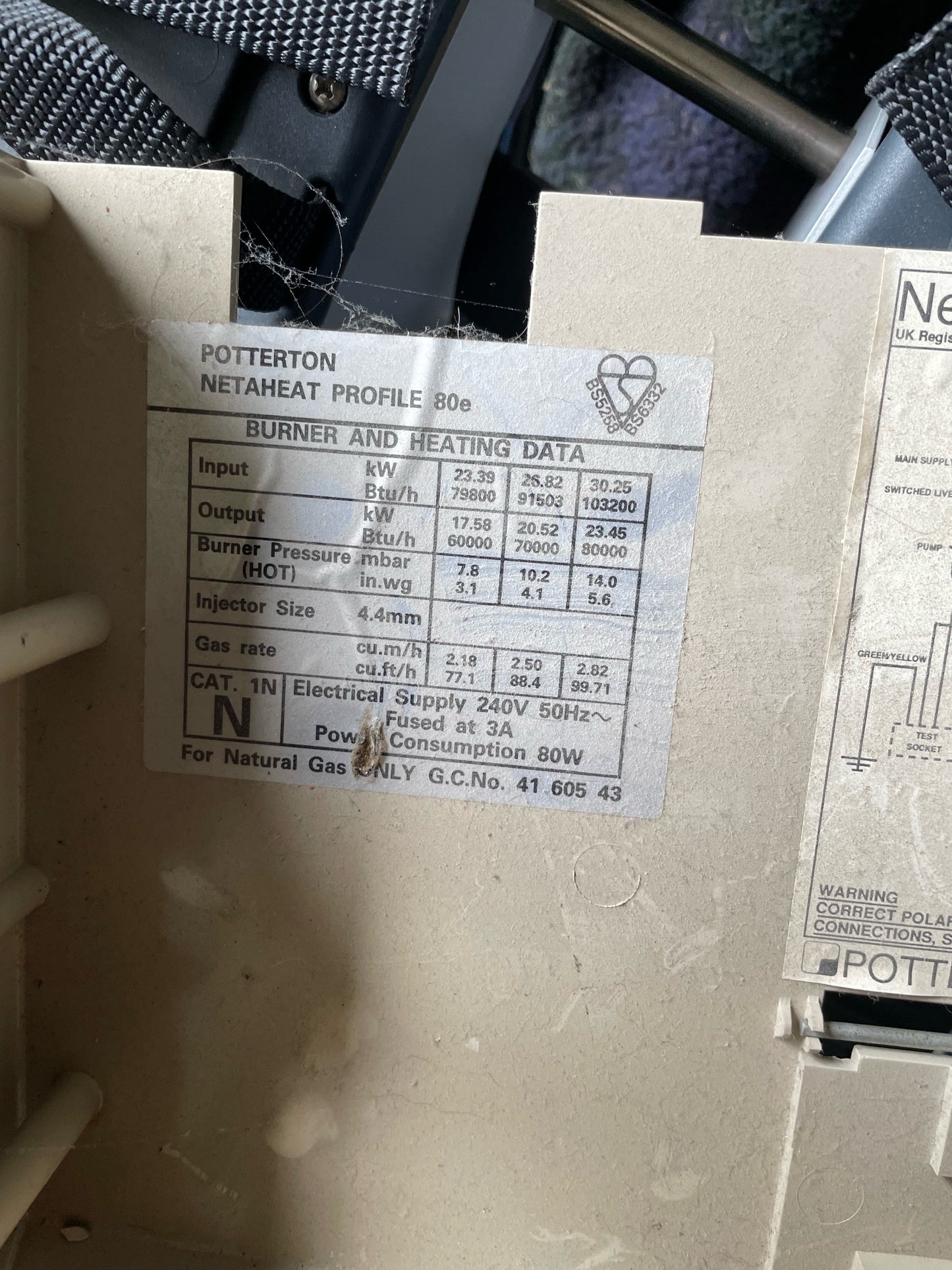 Non-Condensing Potterton Boiler