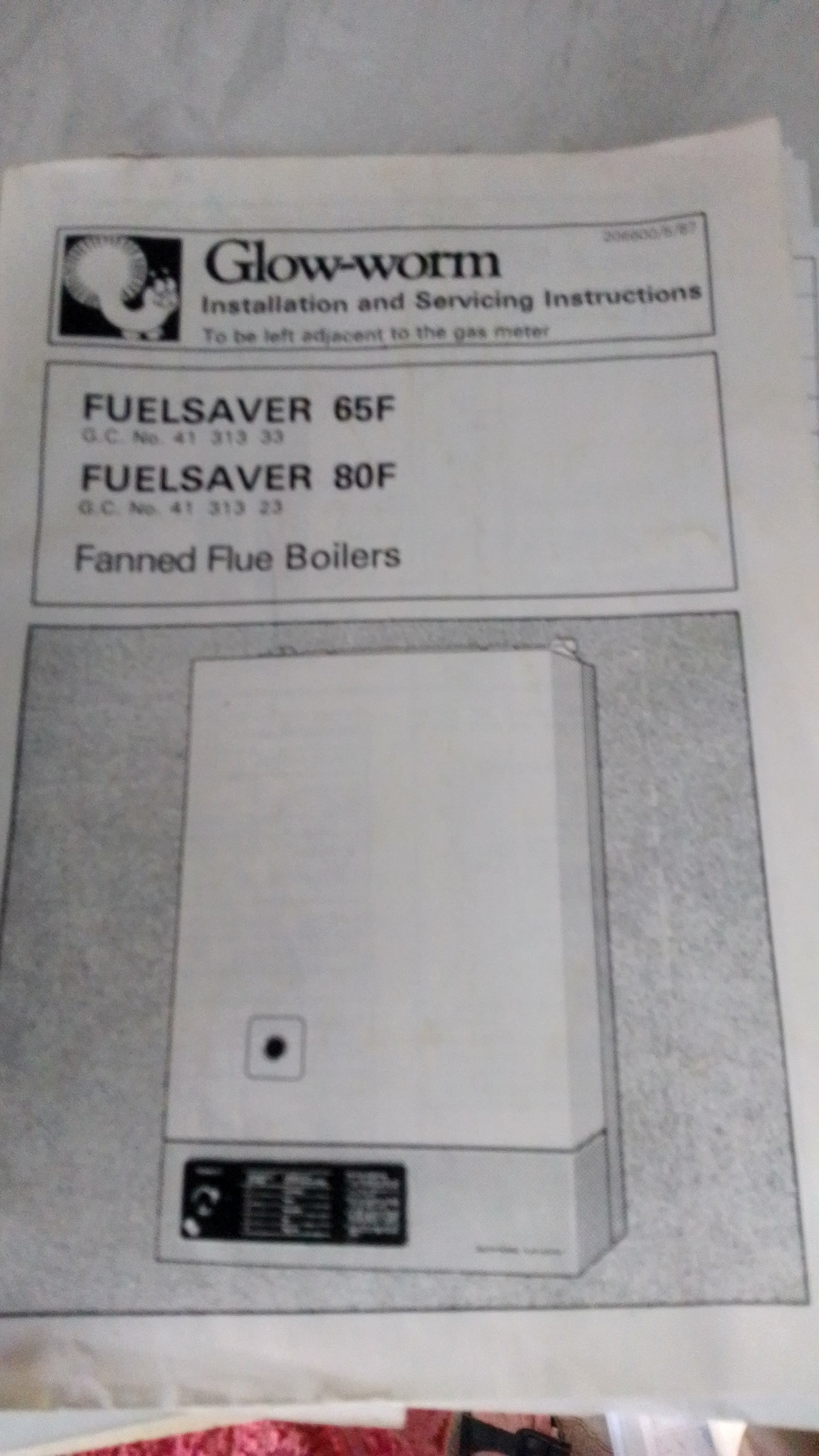 Non-Condensing Glow-worm Fuelsaver Boiler